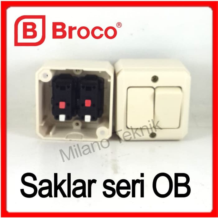 Saklar Seri OB Broco Outbow 16220 engkel double