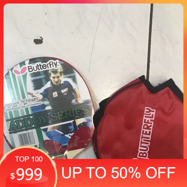 Bet pingpong/bat tenis meja butterfly bonus tas