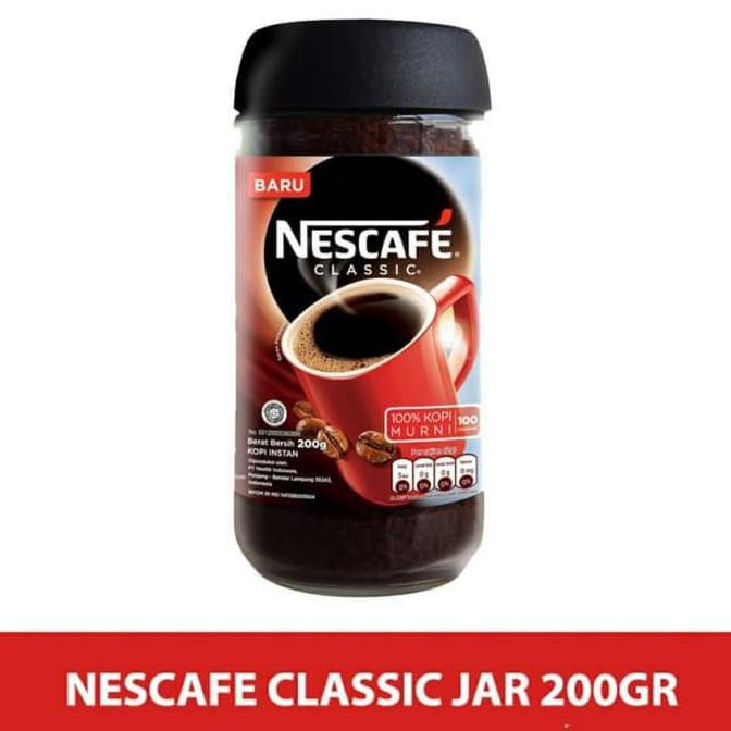 

Kopi Nescafe Classic Jar Lampung Robusta Blend - 200 gr (Harga Satuan)