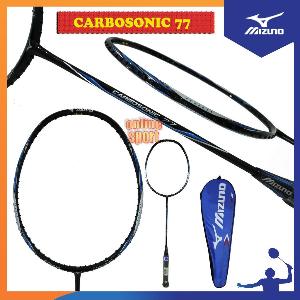 MIZUNO Carbosonic 77 Raket Badminton MIZUNO Carbosonic 77