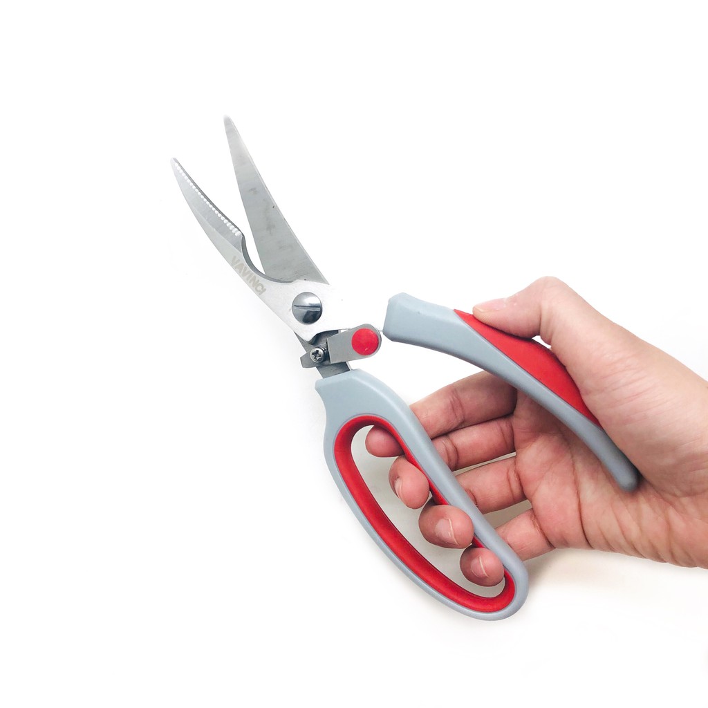 

POULTRY SHEARS (RED) GUNTING TULANG AYAM GUNTING DAPUR