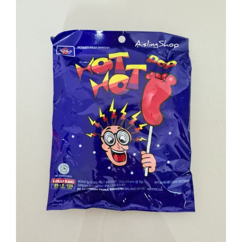 

Permen Hot Hot Pop / Permen Kaki Zak 25 pcs (25×5gr)