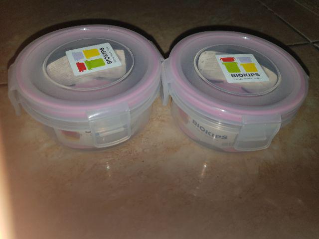 Komax Biokips Pink Bulat 240 Ml Air & Water Tight
