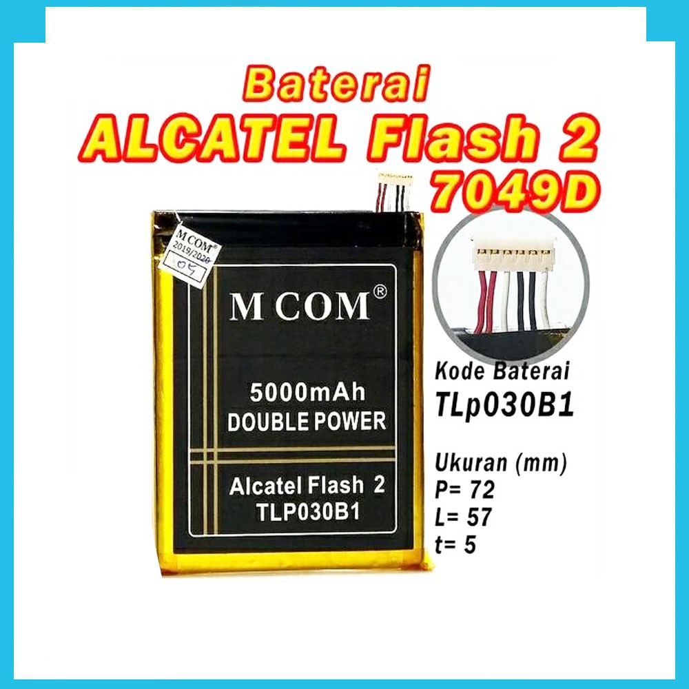 Baterai Alcatel Onetouch Flash 2 TLp030B1 Original