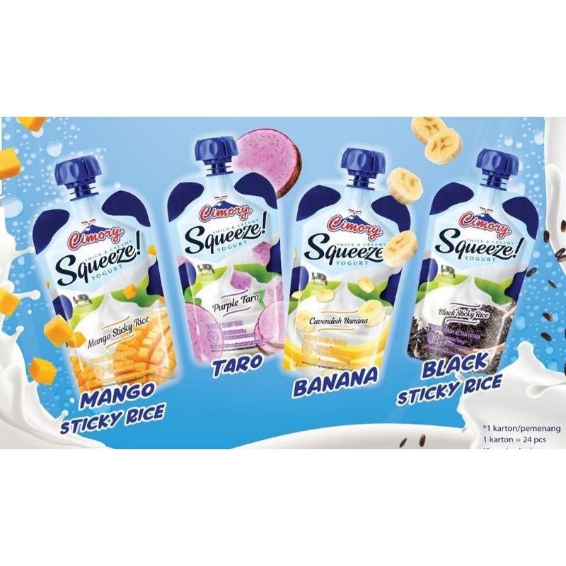 

Cimory Squeeze Yogurt 120gr