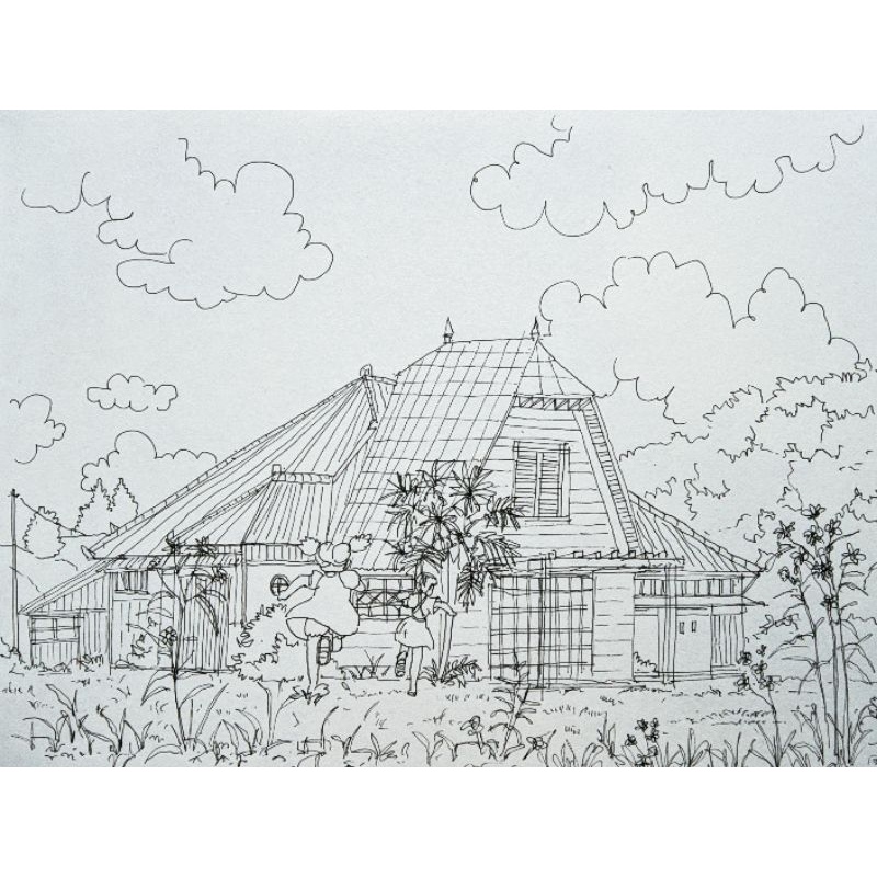 

sketsa ghibli my Neighbor Totoro (gambar bagus)