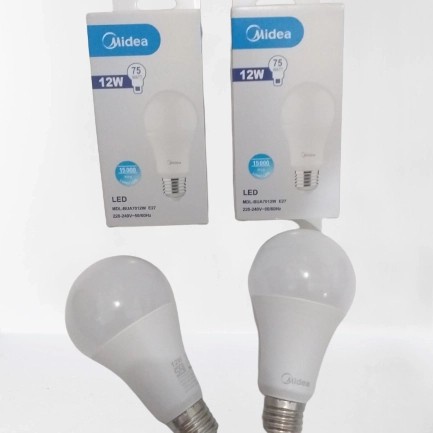 Lampu LED MIDEA 12 Watt Paling Terang Model PHILIP Panasonic Garansi