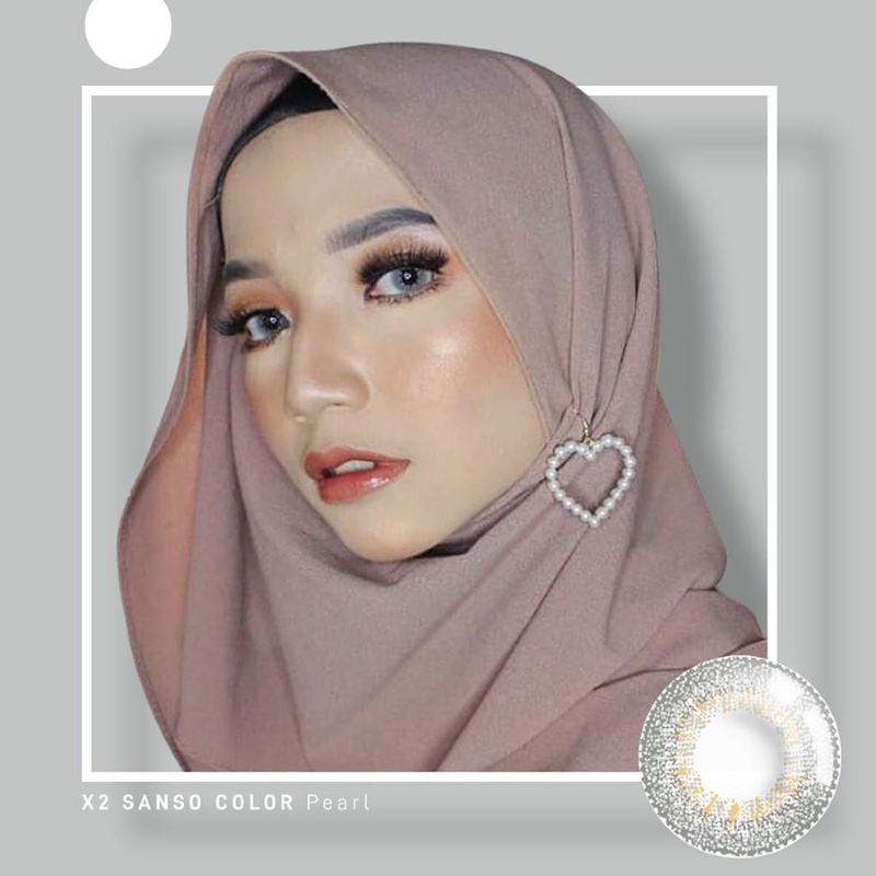 Softlens Sanso X2 Gratis Minus Normal Demodas Glasses Pearl Onyx Shadow Radiance Cappucino Soflen Kontak Lens Lensa Kontak