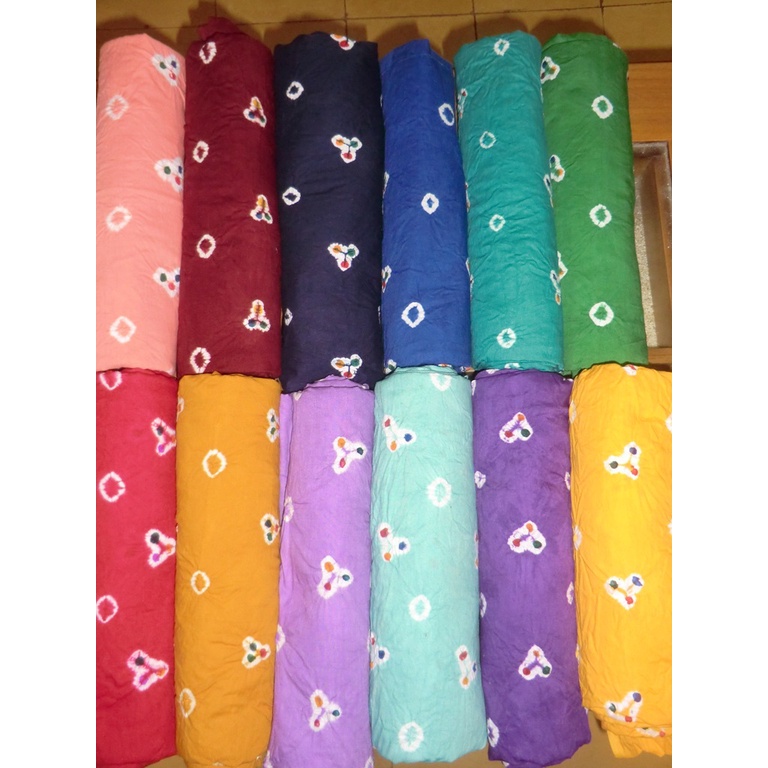 Kain Jumputan Cengkehan Asli