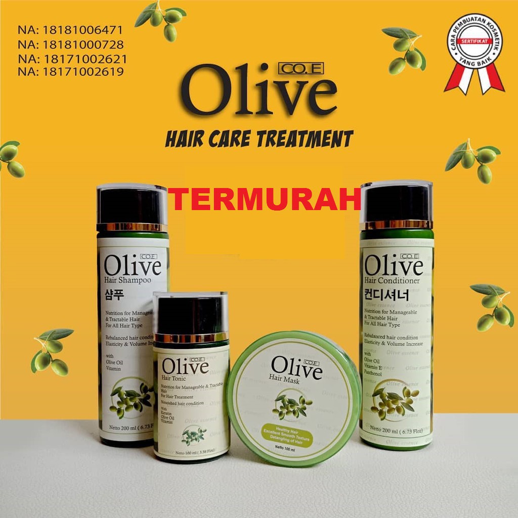 Paket Complete Olive Hair Treatment Coe Syb Original Shopee