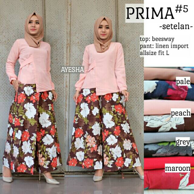 SET CELANA KULOT,FASHION WANITA,KEKINIAN