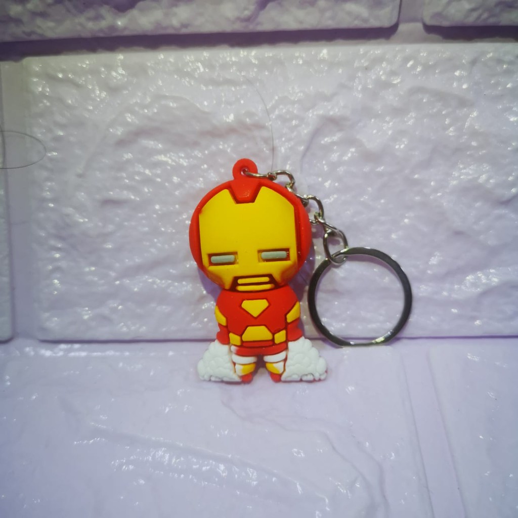 GANTUNGAN KUNCI UNIK KARAKTER /  SUPERHERO MARVEL AVENGERS / GANTUNGAN LUCU-8