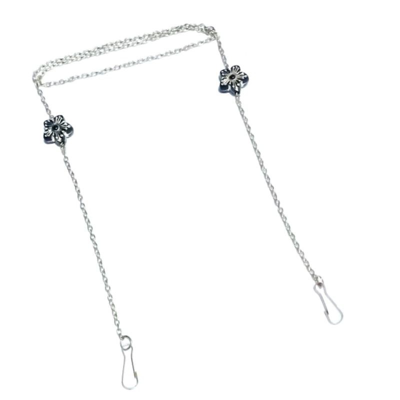 Kalung Gantungan Masker Strap Hanging Mask Korean Flower Charm Series Korea Bunga Rantai Multifungsi