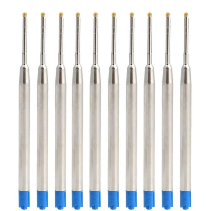 

(BISA COD) 10pcs Isi Ulang Bolpoin Nib Medium 1mm Tinta Biru Standar Universal CUCI GUDANG Kode 805