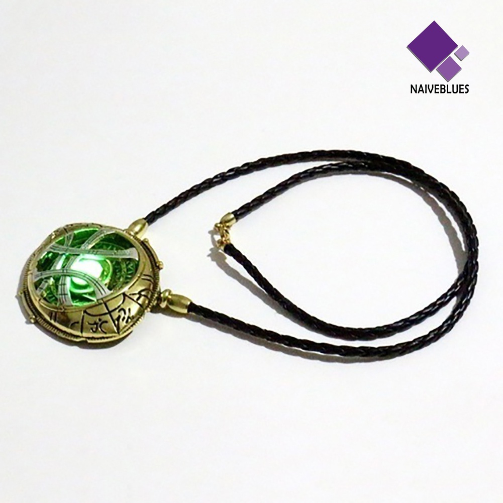 Kalung Liontin Agamotto Glow in The Dark Untuk Unisex