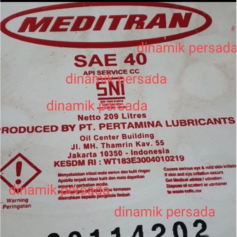 Oli MEDITRAN SAE 40