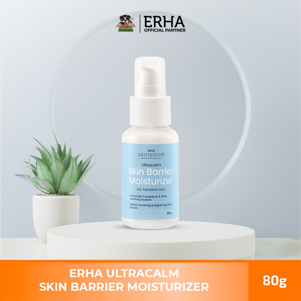 ERHA Skinsitive Ultracalm Skin Barrier Moisturizer 80ml Pelembap Wajah