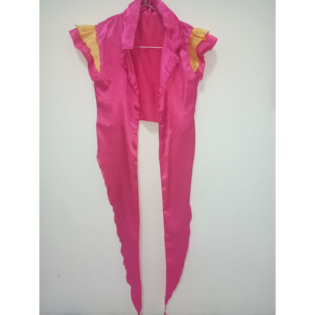 1 Set Kostum Nari/Ballet Pink Yellow Satin