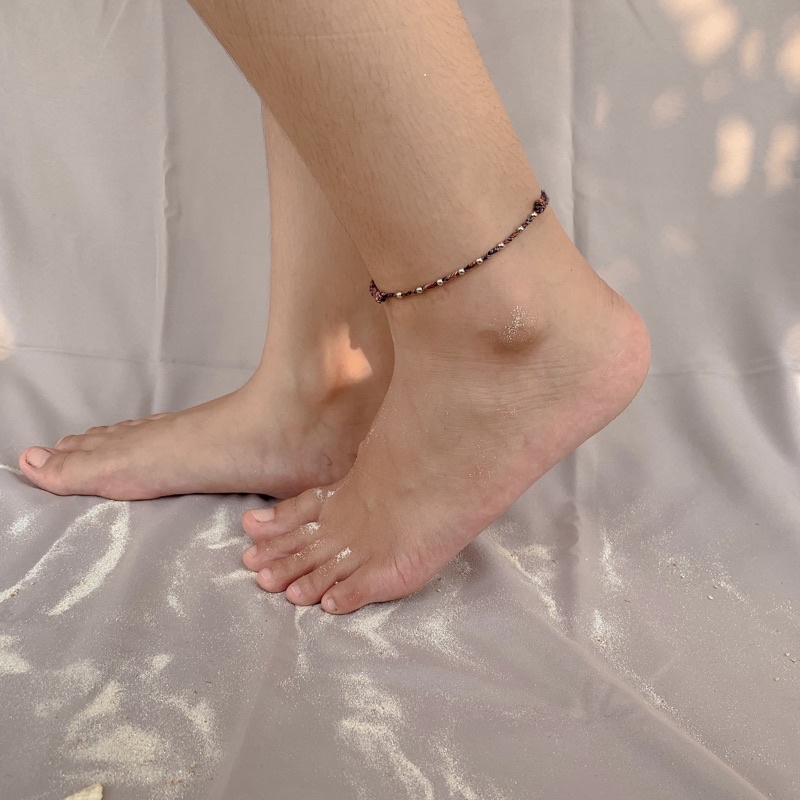 AGATE ANKLET (gelang kaki/ gelang etnik/ gelang simpel/ gelang handmade/ gelang tali)