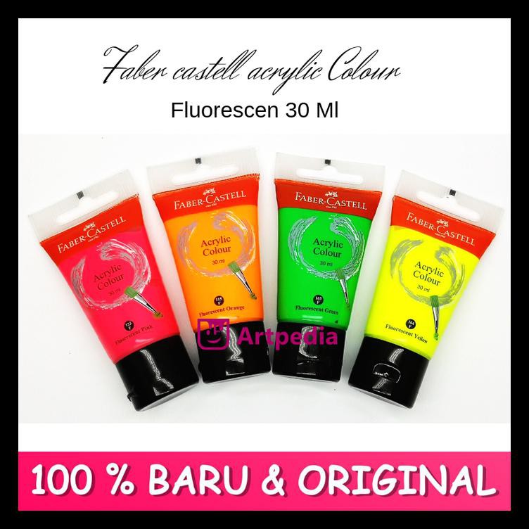 

Faber Castell Acrylic Fluorescent Colour 30 Ml - Cat Akrilik Terjamin