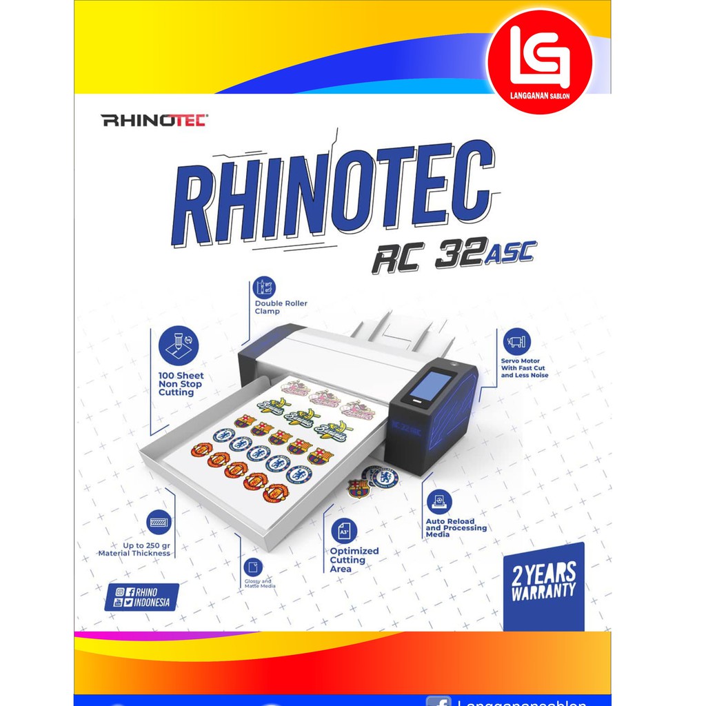 MESIN CUTTING STICKER RHINOTEC AUTO SHEET CUT RC - 32 ASC