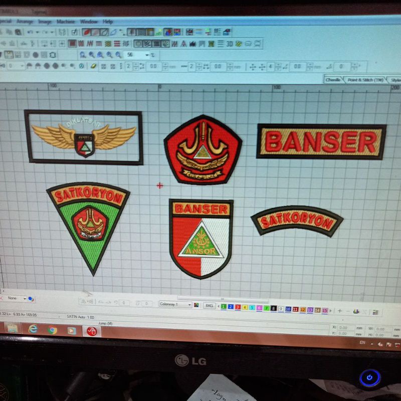 ATRIBUT BANSER Timbul 3D