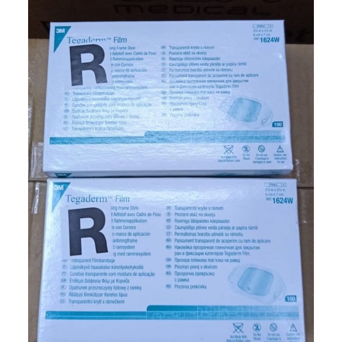 Tegaderm 1624W Box / Transparent Film 1624 W 3M