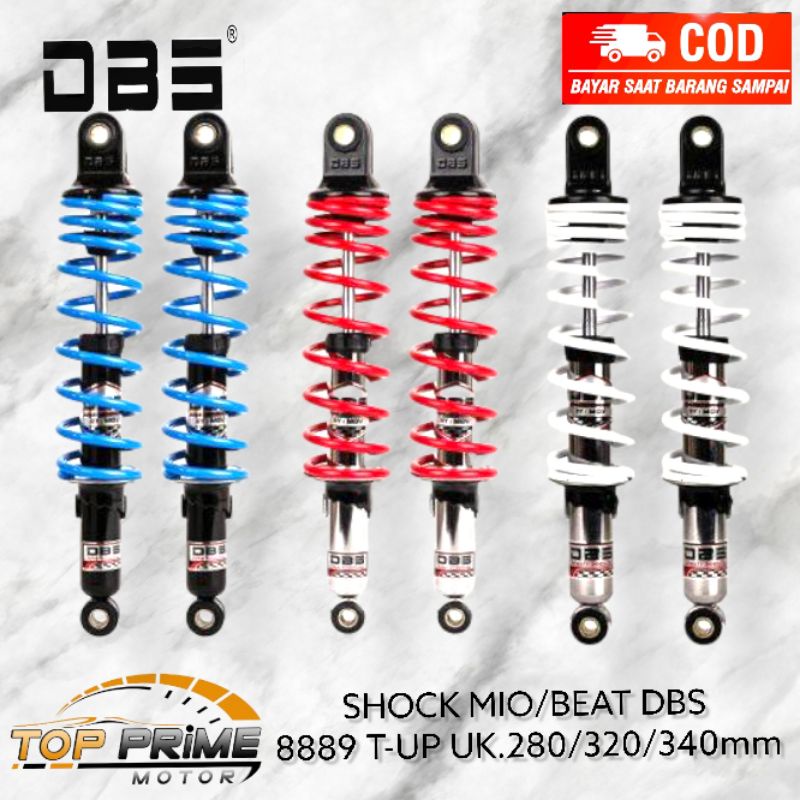 Shockbreaker Shock DBS 8889 T-UP 340mm / 360mm -SUPRA/KHARISMA/RX-KING/TIGER/VERZA