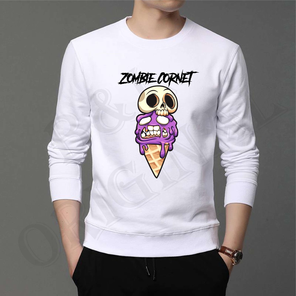 BS//COD//BAJU KAOS ZOMBIE CORNET//T-SHIRT TANGAN PANJANG//FASHION PRIA DAN WANITA//GOOD QUALITY