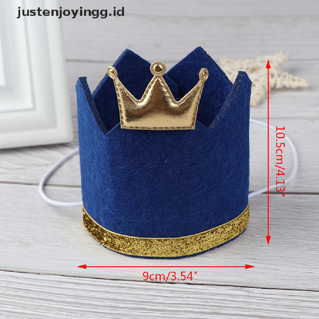 Topi Ulang Tahun Bentuk Mahkota Untuk Anjing / Kucing