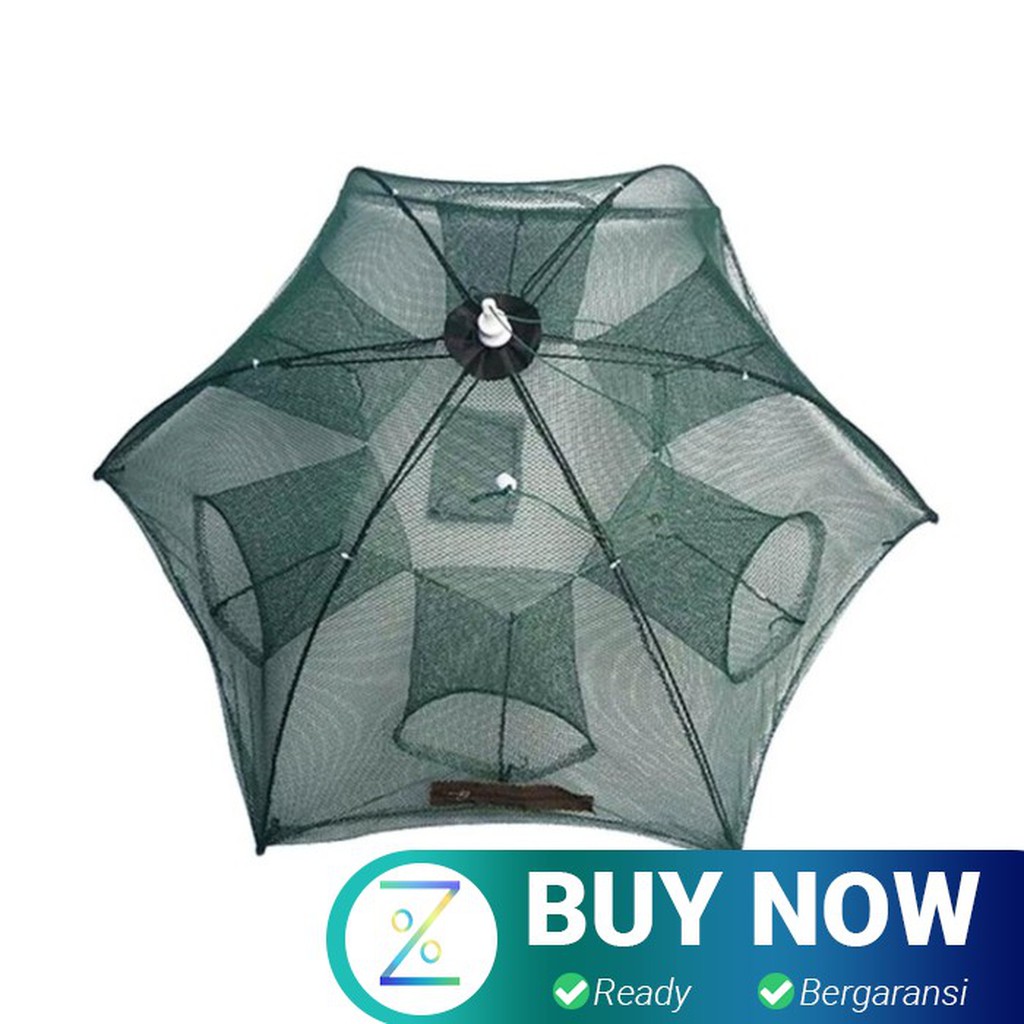 Jaring Pancing Ikan Hexagonal 6 Hole Fishing Net Trap Cage - H14572