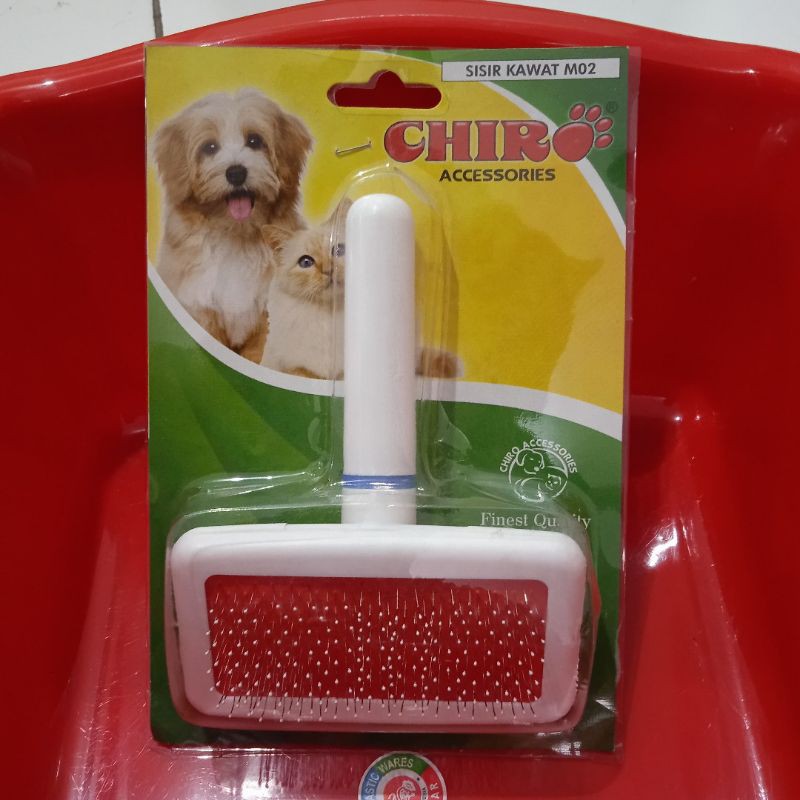 Sisir Bulu Chiro Kawat M Sisir Grooming Kucing anjing / Sisir Hewan