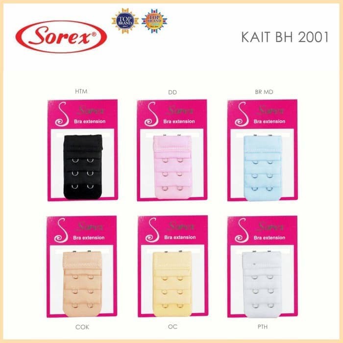 cd 310Kait Bra Kait Dua / Sambungan Tali BH / Bra Extension Sorex 2001