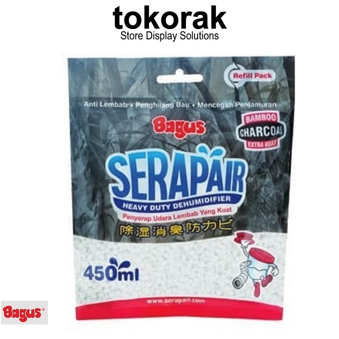 BAGUS SERAPAIR REFILL 450ML SERAP AIR PENGHILANG BAU JAMUR ANTI LEMBAB