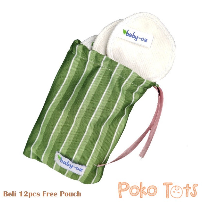 Baby Oz Reusable Cotton Pad Pads Pengganti Kapas Pembersih Wajah Bisa Dicuci Ulang Cottonpad Bulat Kapas Kain Make Up Cuci Ulang