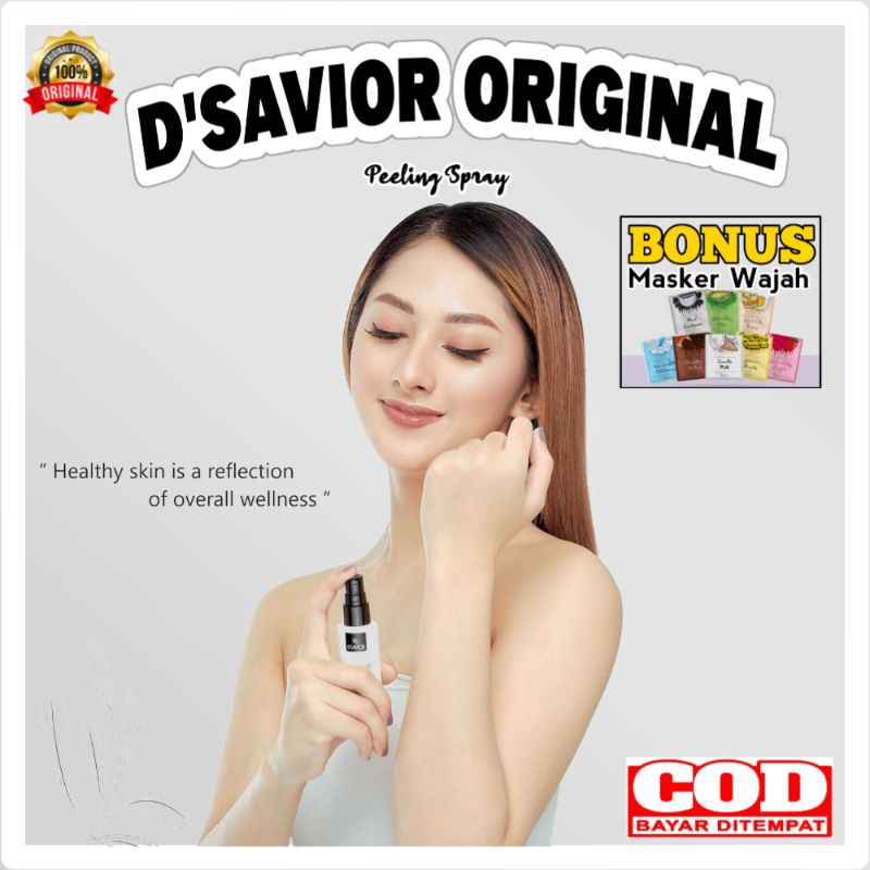 D'SAVIOR ORIGINAL PEMUTIH BADAN PERMANEN PEELING SPRAY