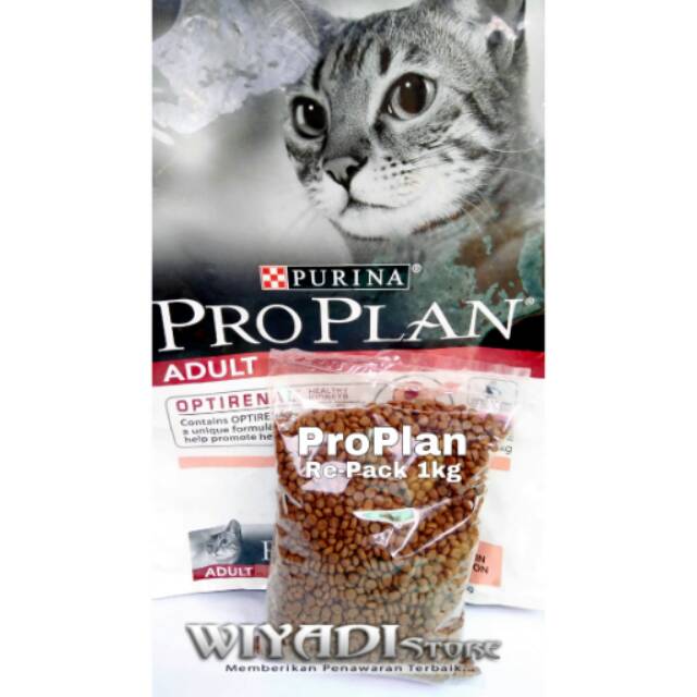 Makanan Kucing ProPlan Salmon [Re-Pack 1kg]