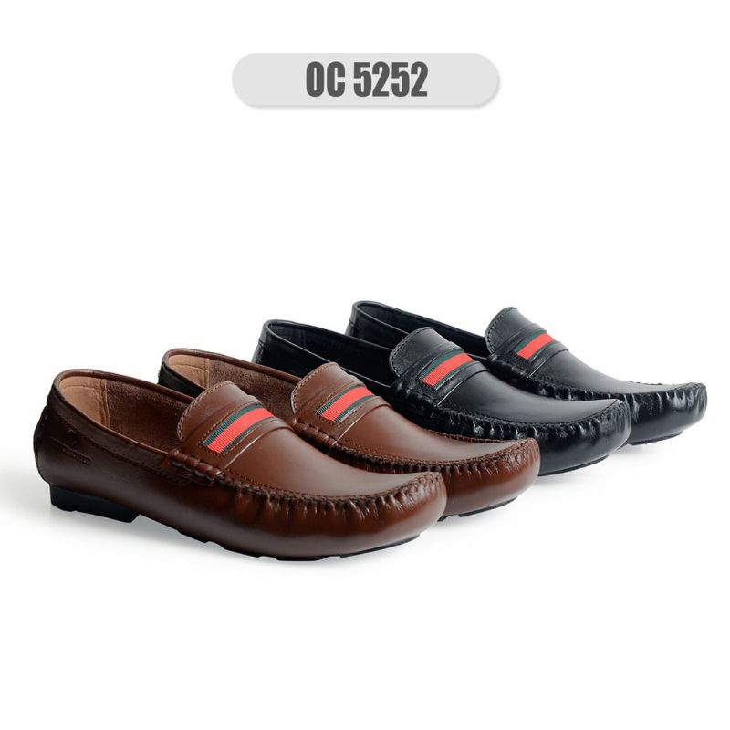 SEPATU KULIT ASLI MODEL SLIP ON OC-1804