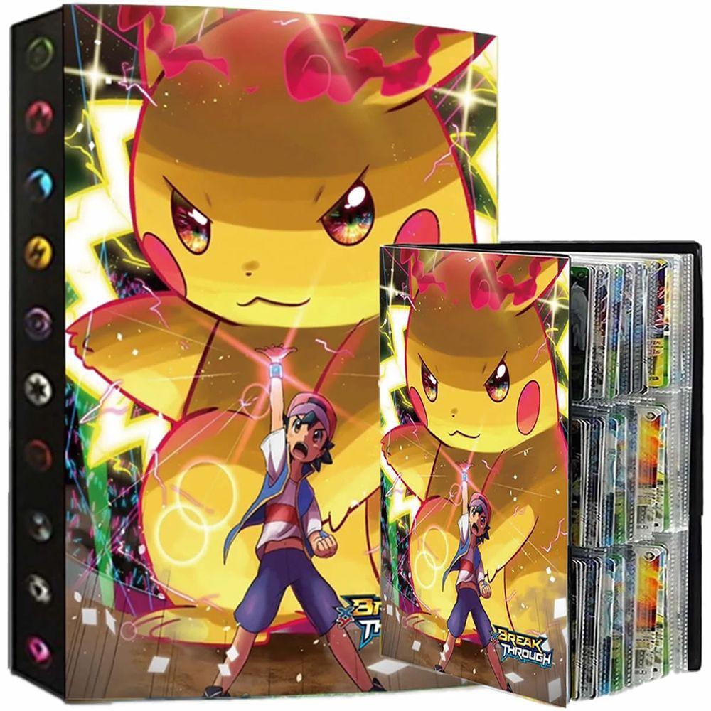 Needway   Buku Album Pokemon Hadiah Mainan Anime 432kartu 9saku VMAX GX Game Map Cards Game Card Binder