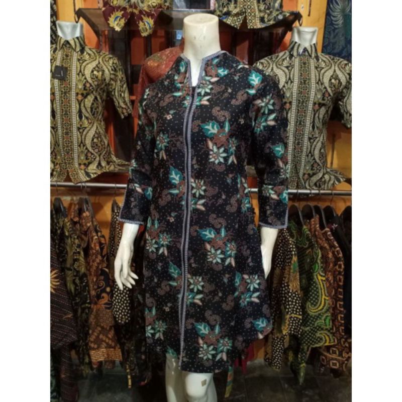 Tunik Batik Wanita Modern Dress Batik Wanita