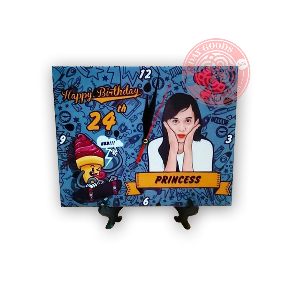 JAM KERAMIK CETAK, JAM KERAMIK HIAS, JAM MEJA