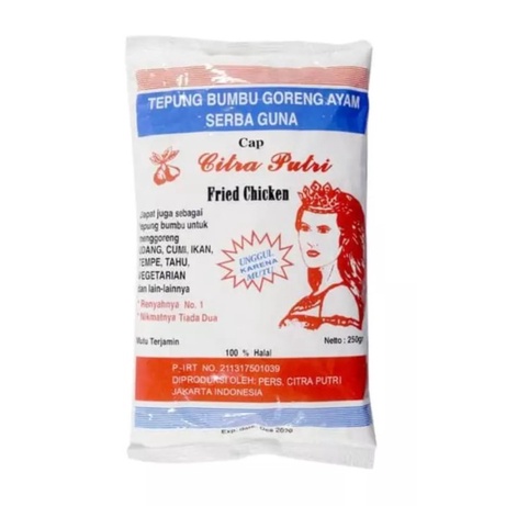 

TERBARU tepung bumbu serba guna citra putri 250gr