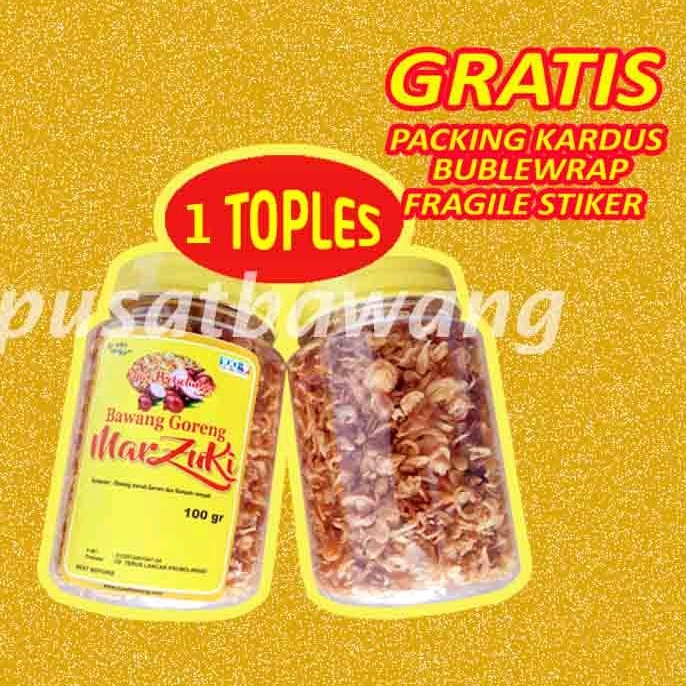 

bawang goreng probolinggo terlaris toples 100 gram