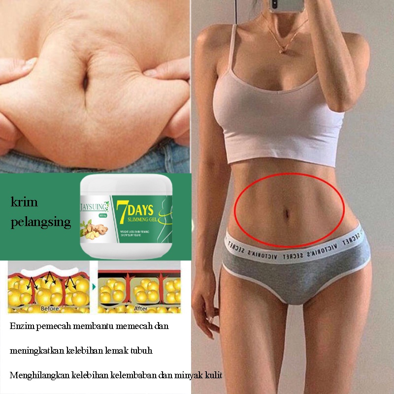 Peralatan olahraga krim pelangsing 30g krim pelangsing lengan/paha/double chin/pinggang/perut permanen pembakaran lemak