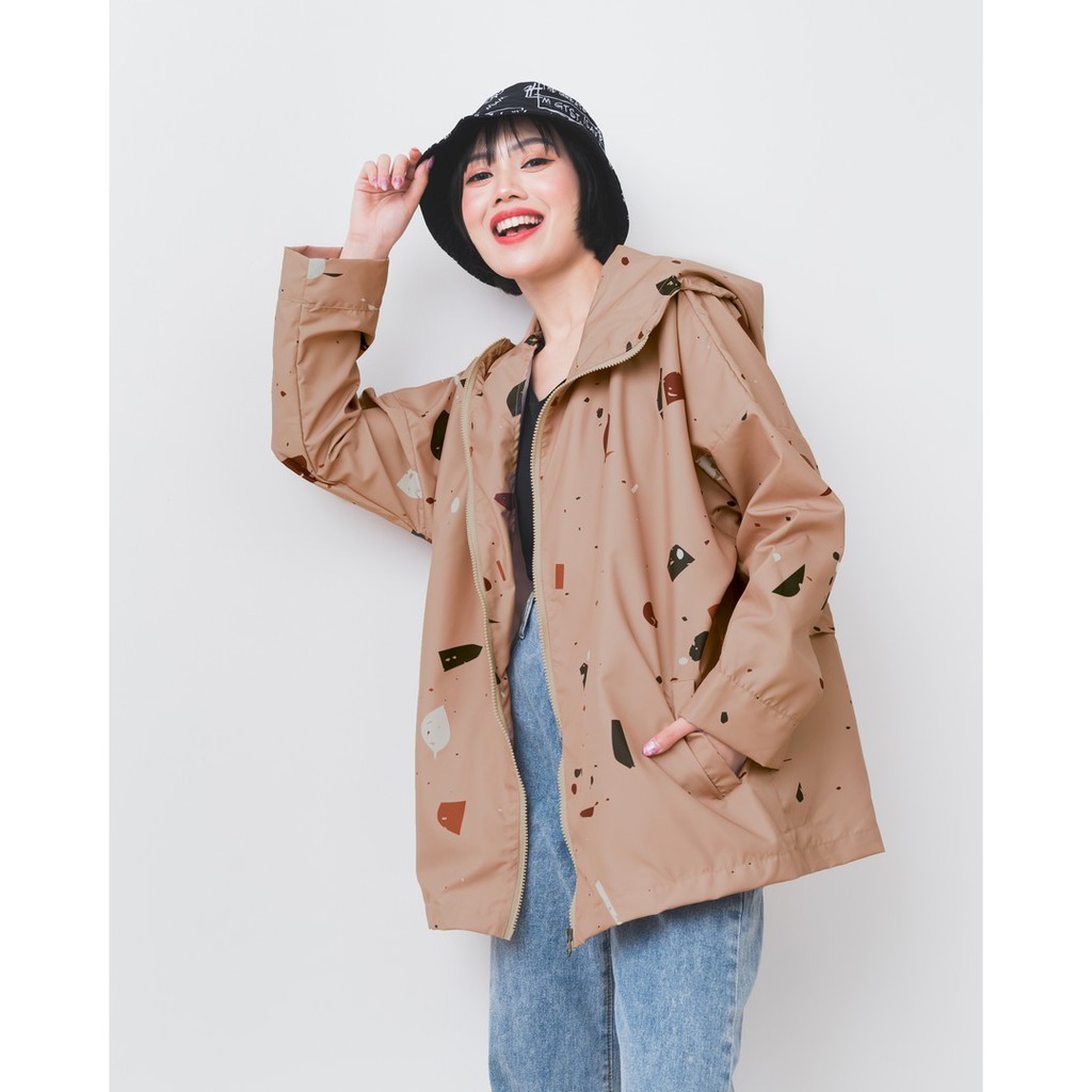 Myrubylicious ABSTRACT#2 PACKABLE JACKET-MILO