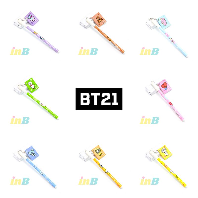 

Pena Buku BT21/BTS - Pen Bolpen Gelpen Pulpen Karakter Kpop