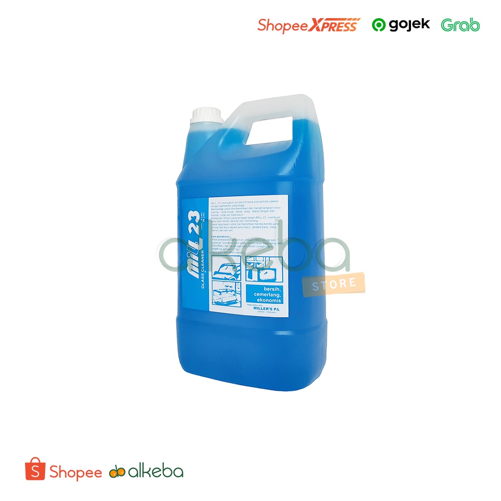 Glass Cleaner Cairan Pembersih Kaca Kemasan Galon 4 Liter