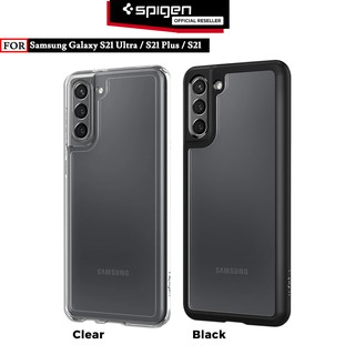 Case Samsung Galaxy S21 Ultra Plus Spigen Ultra Hybrid Clear AntiCrack Casing
