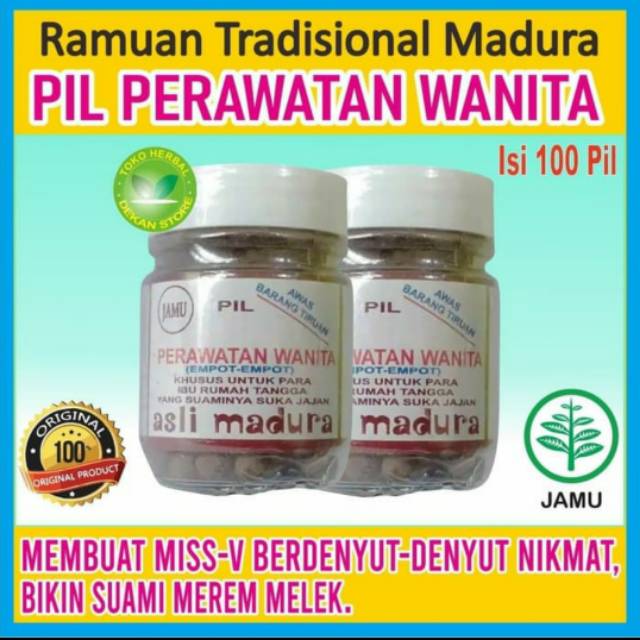 Pil Virgin Keset Rapet Jamu Perawatan Vagina Wanita Asli Madura JM59