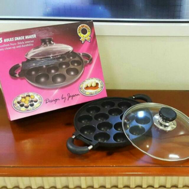 Cetakan takoyaki teflon